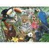 Kit ROYAL LANGNICKEL® Peinture au numero toile sur châssis - Au Zoo - Grand Format