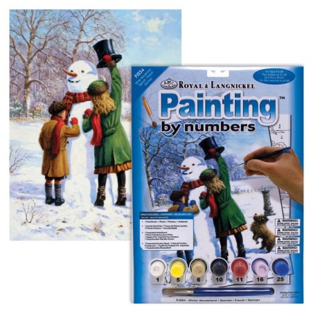 Kit ROYAL LANGNICKEL Peinture au numéro Junior Petit Format - Le Monde merveilleux de Noël