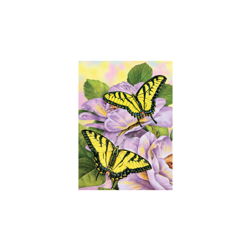 Kit ROYAL LANGNICKEL Peinture au numéro Junior Petit Format - Papillons Macaons