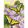 Kit ROYAL LANGNICKEL Peinture au numéro Junior Petit Format - Papillons Macaons