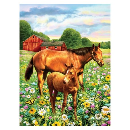 Kit ROYAL LANGNICKEL Peinture au numéro Junior Petit Format - Cheval au pré