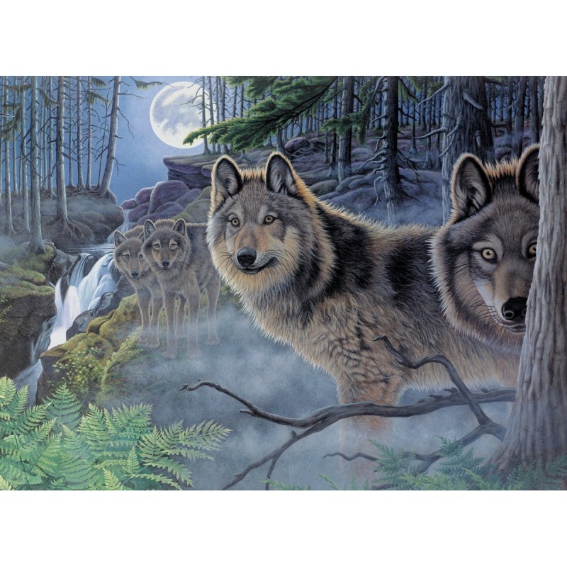 Kit ROYAL LANGNICKEL® Peinture au numero - Le Loup-Garou