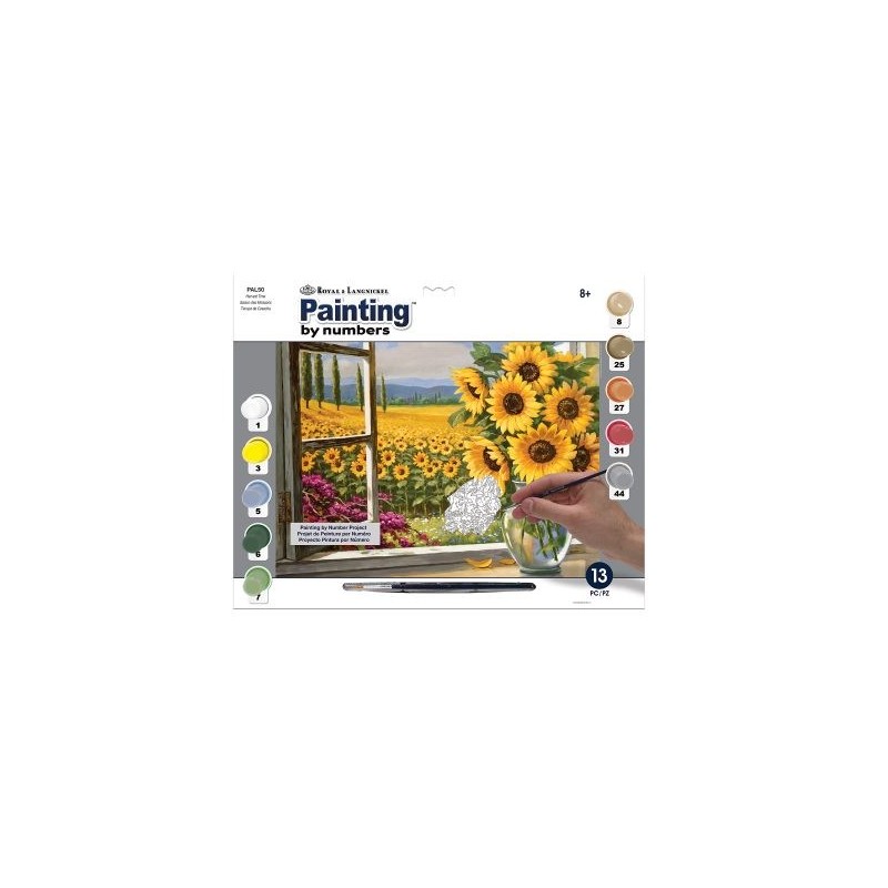 Kit ROYAL LANGNICKEL® Peinture au numero - Les Tournesols