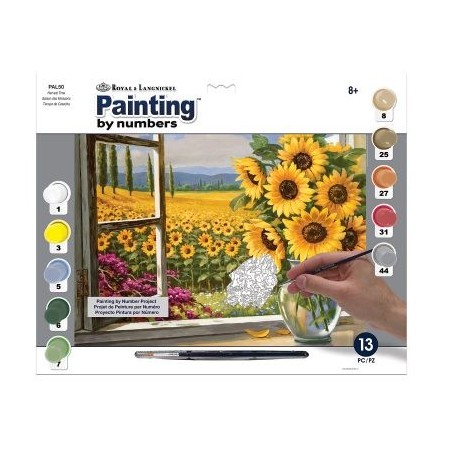 Kit ROYAL LANGNICKEL® Peinture au numero - Les Tournesols