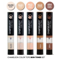 Colour Tops - Pack 5 couleurs - Tons de Peaux