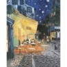 Kit ROYAL LANGNICKEL® Peinture d'art sur châssis - Café at night ( Van Gogh)