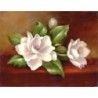 Kit ROYAL LANGNICKEL® Peinture d'art sur châssis- Magnolias sur Velours