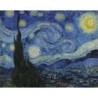 Kit ROYAL LANGNICKEL® Peinture d'art  sur chassis - La Nuit Etoilée ( Van Gogh )