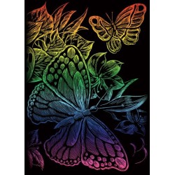 Kit ROYAL LANGNICKEL® Gravure d'Art Arc-en-Ciel - Papillons