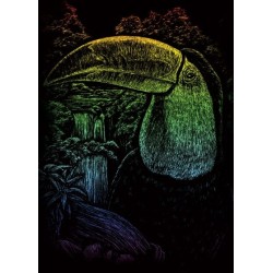 Kit ROYAL LANGNICKEL® Gravure d'Art Arc-en-Ciel - Toucan