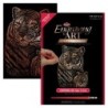 Kit ROYAL LANGNICKEL® Gravure d'Art Cuivre mini - Maman tigre et son Petit