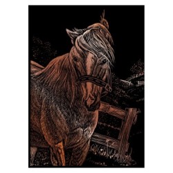 Kit ROYAL LANGNICKEL® Gravure d'Art Cuivre - La Jument