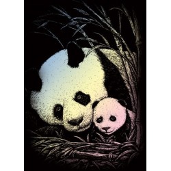 Kit ROYAL LANGNICKEL® Gravure d'Art Holographique mini - Panda