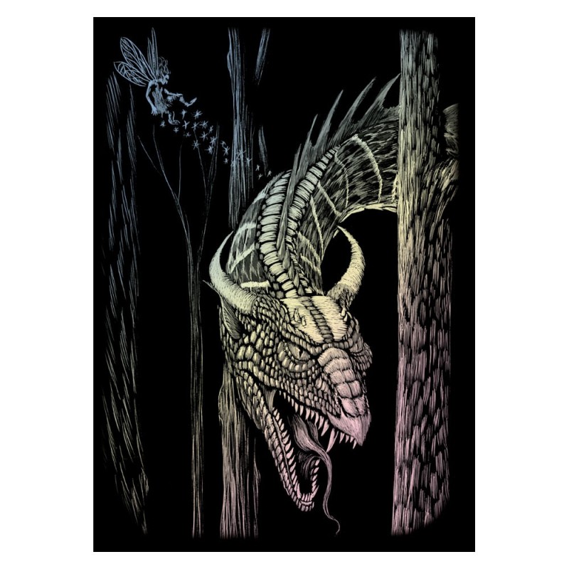 Kit ROYAL LANGNICKEL® Gravure d'Art Holographique - Dragon