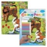 Kit ROYAL LANGNICKEL®  Coloriage au numero - Chiot et chaton