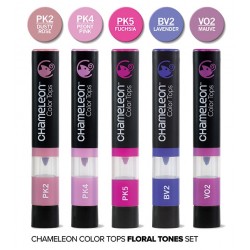 Colour Tops - Pack 5 couleurs - Tons Chauds