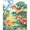 Kit ROYAL LANGNICKEL® Coloriage au numéro - Les Dinosaures
