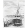 Kit ROYAL LANGNICKEL® Croquis - Esquisse le Bateau de pêche