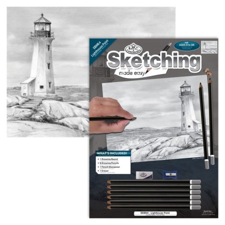 Kit ROYAL LANGNICKEL® Croquis - Esquisse le Phare Breton