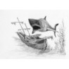 Kit ROYAL LANGNICKEL® Sketching - Esquisse Le Requin & les Bateaux