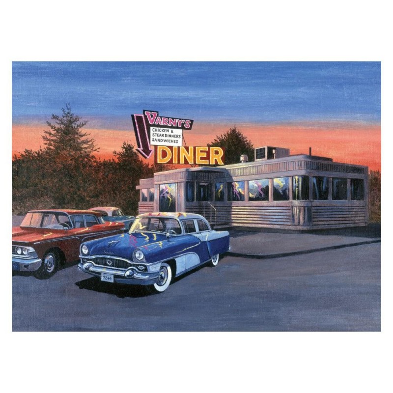 Kit ROYAL LANGNICKEL® Peinture au numéro - Le Diner américain