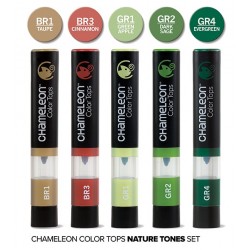 Colour Tops - Pack 5 couleurs - Tons de Bleus