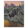Kit ROYAL LANGNICKEL Peinture au numéro Junior Petit Format - Le loup et son reflet