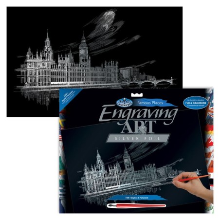 Kit ROYAL LANGNICKEL® Gravure d'Art Big Ben et le parlement