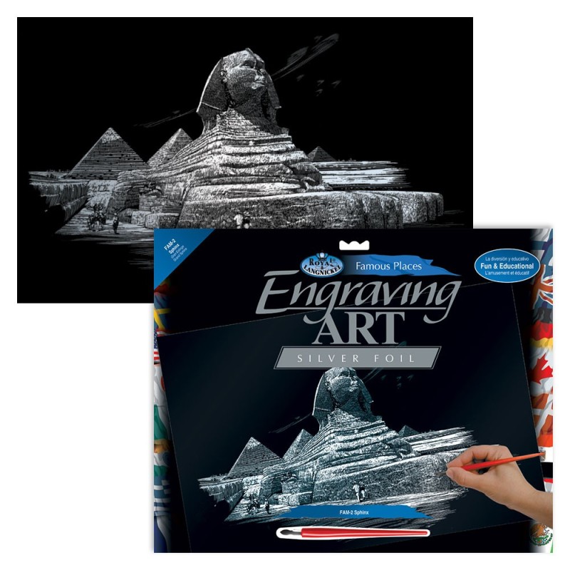 Kit ROYAL LANGNICKEL® Gravure d'Art Le Sphinx d'Egypte