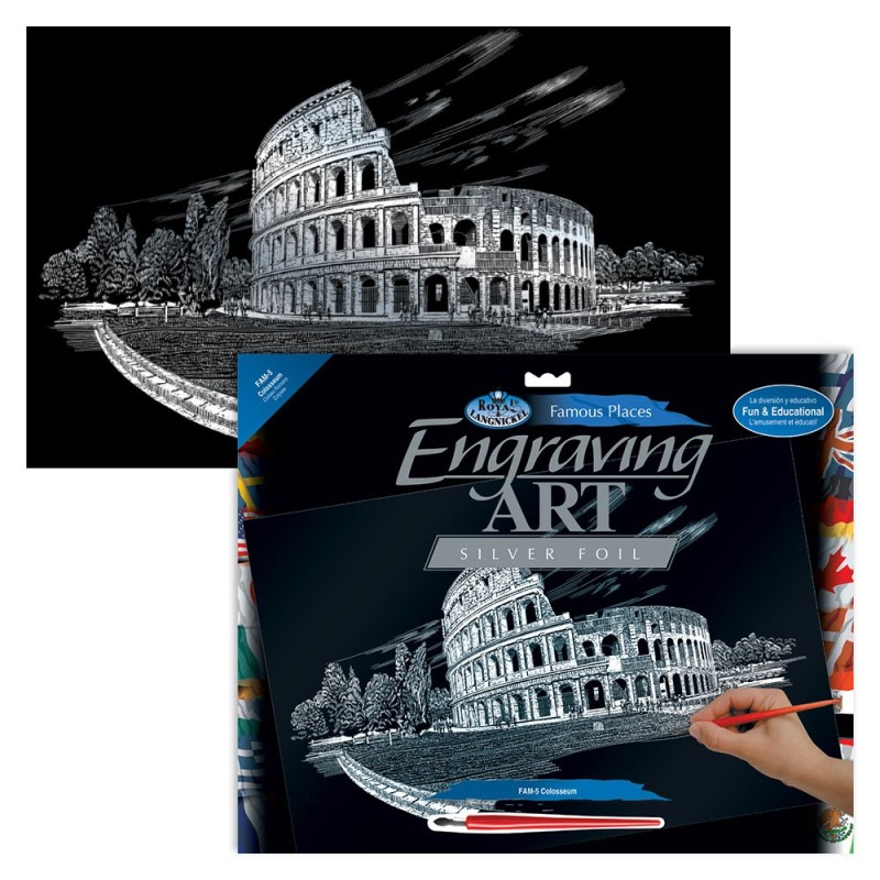 Kit ROYAL LANGNICKEL® Gravure d'Art Le Colisée de Rome