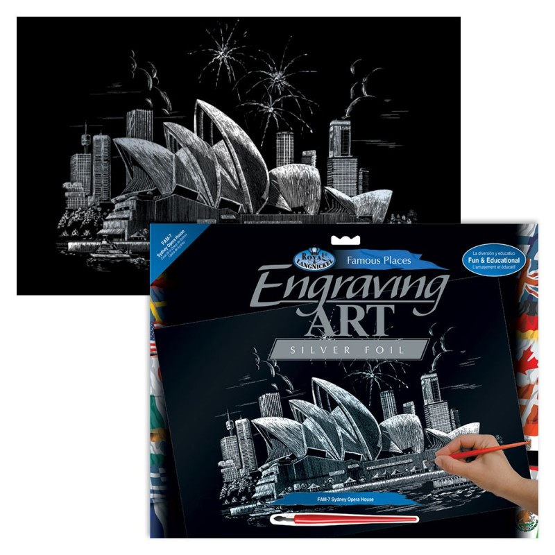 Kit ROYAL LANGNICKEL® Gravure d'Art L'Opéra de Sydney