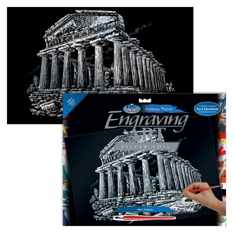 Kit ROYAL LANGNICKEL® Gravure d'Art Le Parthénon d'Athènes