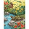 Kit ROYAL LANGNICKEL Peinture au numéro Junior Petit Format - La tortue sur son caillou