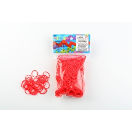 Elastiques RAINBOW LOOM Rouge