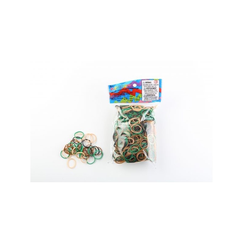 Elastiques RAINBOW LOOM Camouflage