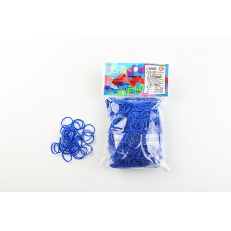 Recharge Rainbow Loom bleu marine Opaque