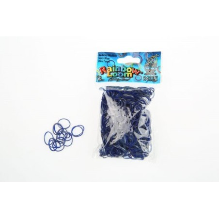 Elastiques RAINBOW LOOM Médiéval Bleu Marine