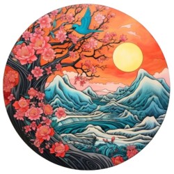 Arbre fleuri - WP.047