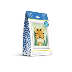 Kit DIAMOND DOTZ® avec cadre Le tigre des bois