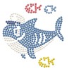 Kit DIAMOND DOTZ® avec cadre Capitaine requin