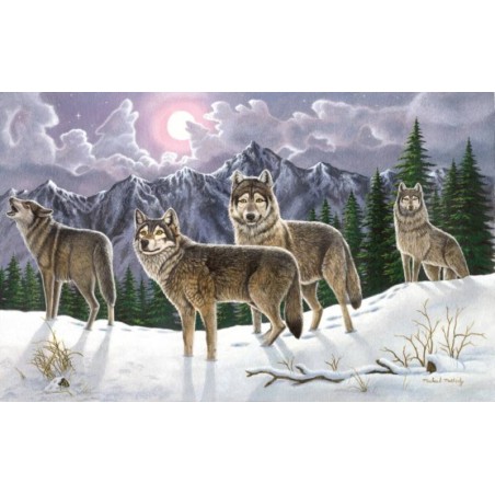 Kit ROYAL LANGNICKEL® Peinture au numéro - Les loups