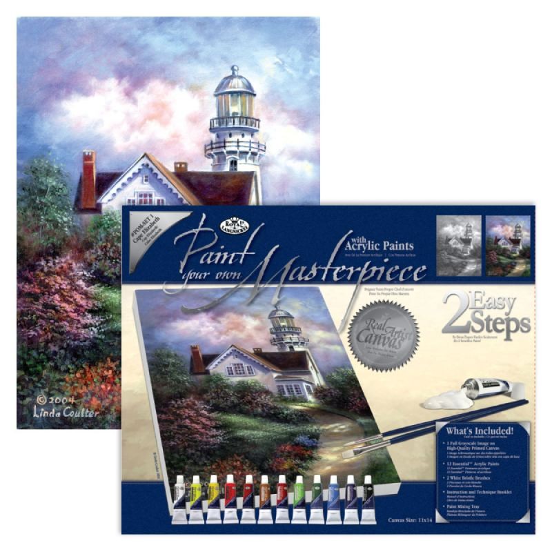 Kit ROYAL LANGNICKEL® Peinture d'art sur châssis - Cap Elizabeth