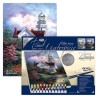 copy of Kit ROYAL LANGNICKEL® Peinture d'art sur châssis - Café at night ( Van Gogh)