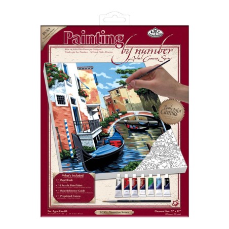 copy of Kit ROYAL LANGNICKEL® Peinture au numero toile sur châssis - La Licorne - Petit format