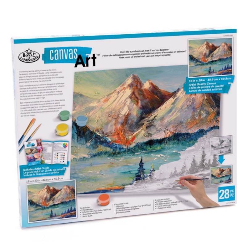 copy of Kit ROYAL LANGNICKEL® Peinture au numero toile sur châssis  - Le phare sur la côte - Grand Format