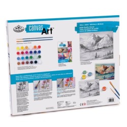copy of Kit ROYAL LANGNICKEL® Peinture au numero toile sur châssis  - Le phare sur la côte - Grand Format