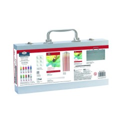 Coffret bois ROYAL LANGNICKEL® Peinture aquarelle 25 pcs