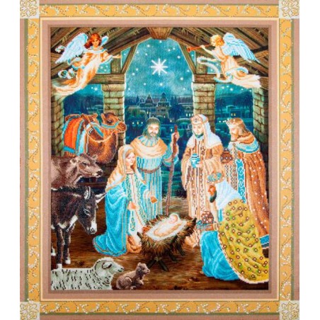 Kit DIAMOND DOTZ® Scène de la Nativité