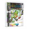 CHAMELEON Coffret Deluxe - 22 marqueurs encre alcool