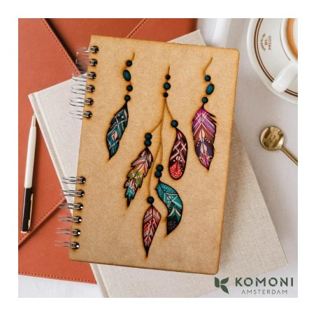 carnet bois komoni attrape rêves carnet bois komoni attrape rêves